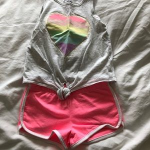 OshKosh girls 4T dolphin shirts and tank